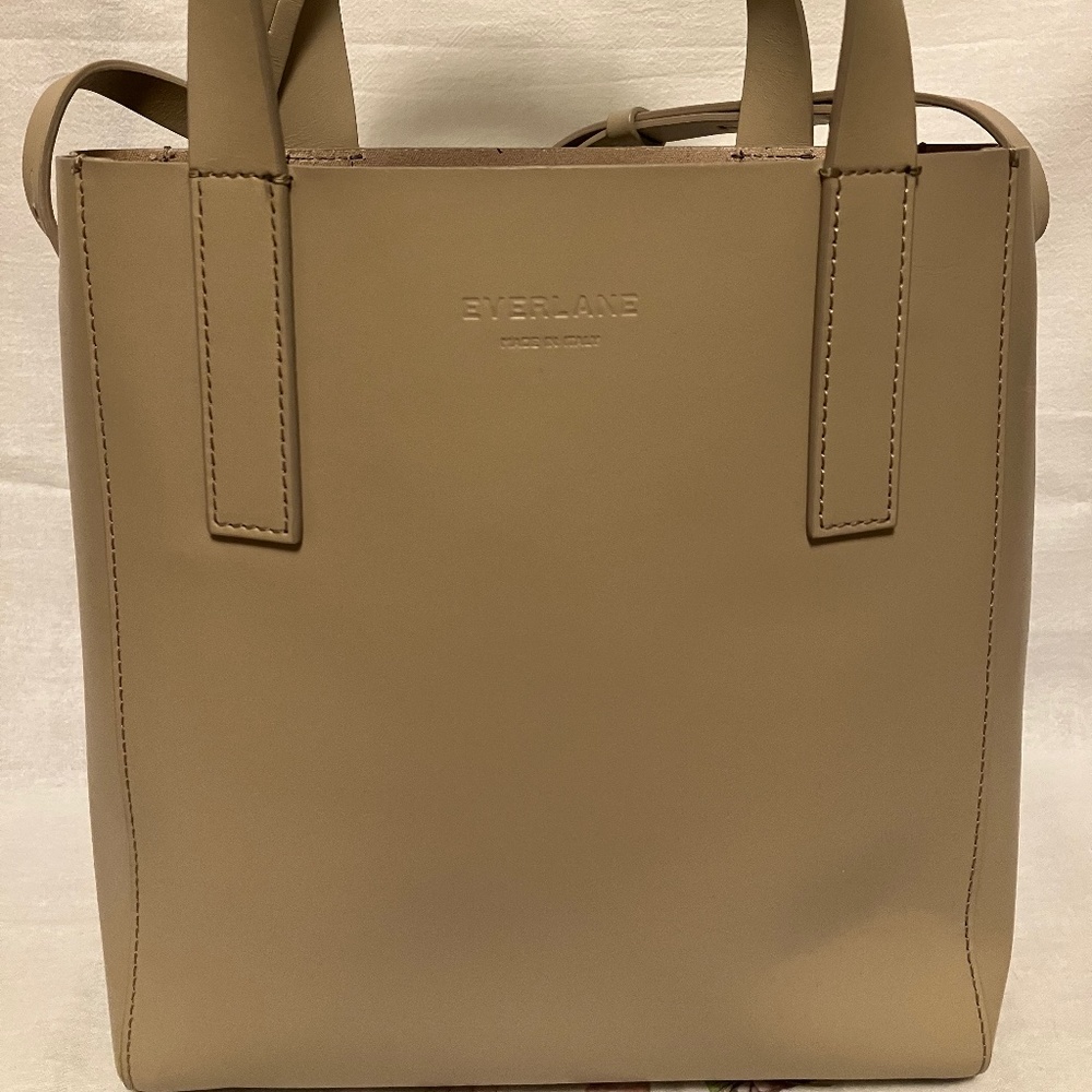 Everlane crossbody/hand bag in Taupe